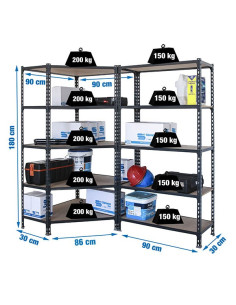 PACK MADERCLICK CORNER+1 MADER Antracite/Madeira 5... 2