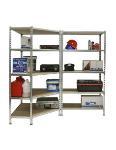 PACK MADERCLICK CORNER+1 MADER Galva/Wood 5 shelves 2