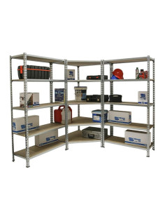 PACK MADERCLICK CORNER+2 MADER Galva/Wood 5 shelves 2