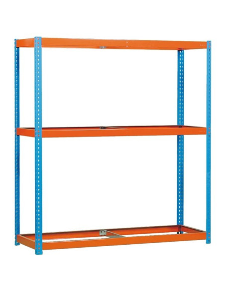 Etagère ECOFORTE Bleu/Orange sans plateaux 3 étagères