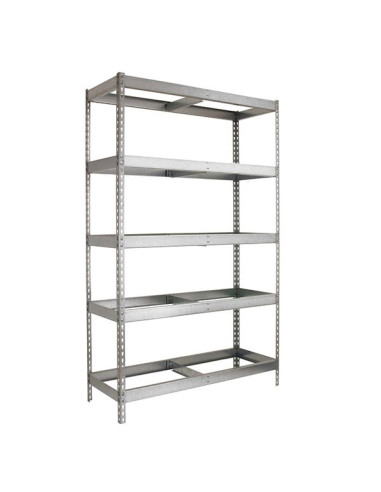 ECOFORTE Galvanized shelving without trays 5...