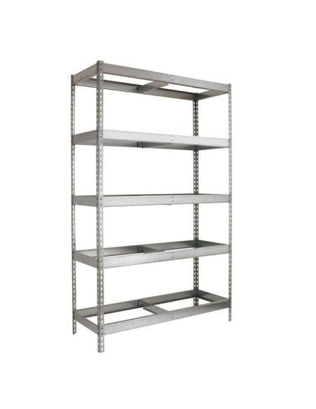 ECOFORTE Galvanized shelving without trays 5 shelves