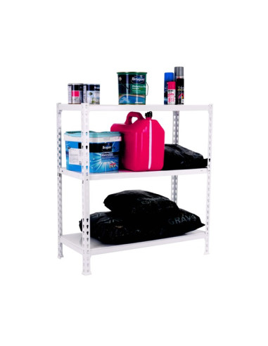Estantería ECOCLICK PLUS Blanco 3 estantes