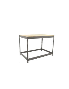 Établi SIMONWORK BASIC 1 étagère Gris/Bois