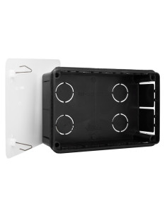 Caja empalmes 160x100x50 mm. Tapa garras metálicas. 1 unidad