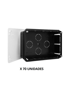 Caja empalmes 200x130x60 mm. Tapa tornillos. 70 unidades