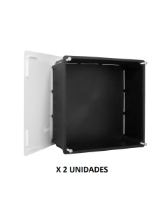 Caja empalmes 150x150x60 mm. Tapa tornillos. 2 unidades