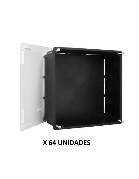 Caja empalmes 150x150x60 mm. Tapa tornillos. 64 unidades