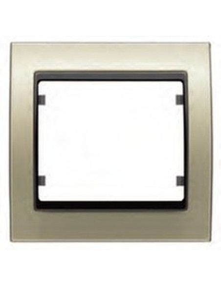 Frame 1 horizontal vertical element Mega series in gold malta cosso