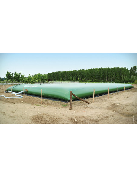Depósito flexible de 35.000 litros para agua potable