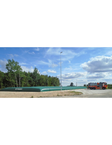 Depósito flexible de 490.000 litros contraincendios