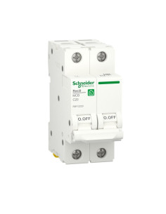 Automatic switch RESI9 2P 20A curve C 230V 6000A