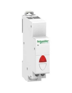 Piloto simple IIL 110-230V CA blanco