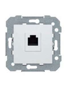 Viva series RJ11 socket in white