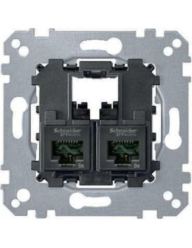 Toma RJ45 doble CAT6 UTP