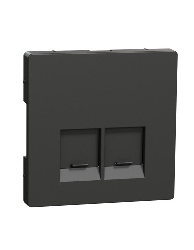 Tampa para tomada dupla tipo RJ45 D-LIFE na cor...
