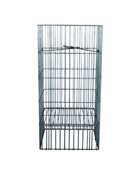 Forrajera Colgante para Aves en Chapa Galvanizada