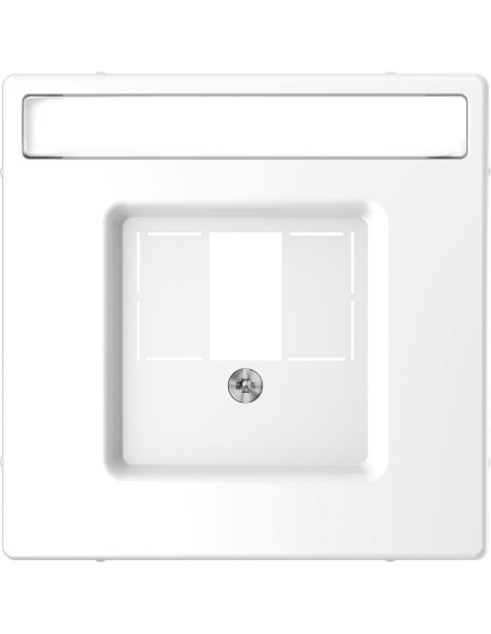 D-life multimedia connector cover matte white
