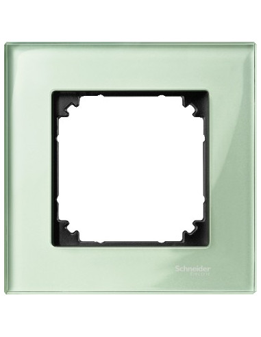 M-ELEGANCE Metal Frame with 1 white crystal...