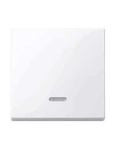 Tecla simples com display ELEGANCE branco ativo