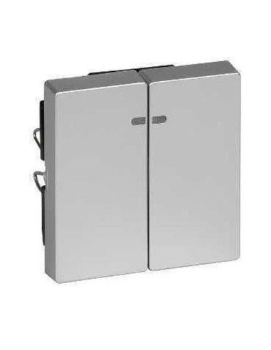 Clé double avec visière en aluminium
