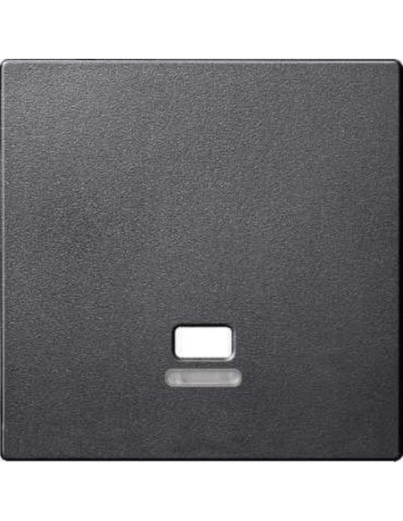 Cache interrupteur poignée anthracite