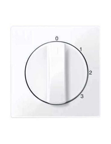 Tapa interruptor rotativo ELEGANCE blanco activo
