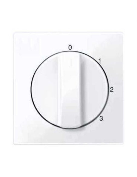 ELEGANCE white active rotary switch cover