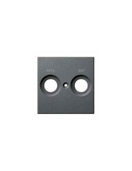 Cover R/TV-SAT ELEGANCE/AQUADESIGN anthracite