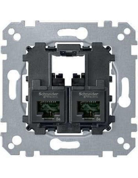 Toma RJ45 doble CAT6 UTP