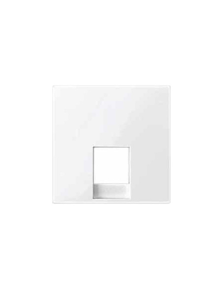 Tapa toma teléfono ELEGANCE blanco activo