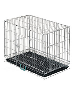 Show cage for dogs size M, with floor