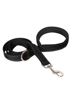 Laisse réfléchissante pour chien "Sparta" Noir, taille M