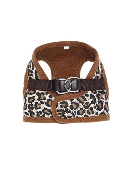 Arnés para Perros de Razas Pequeñas – Leopardo o Negro, Tallas XS y S