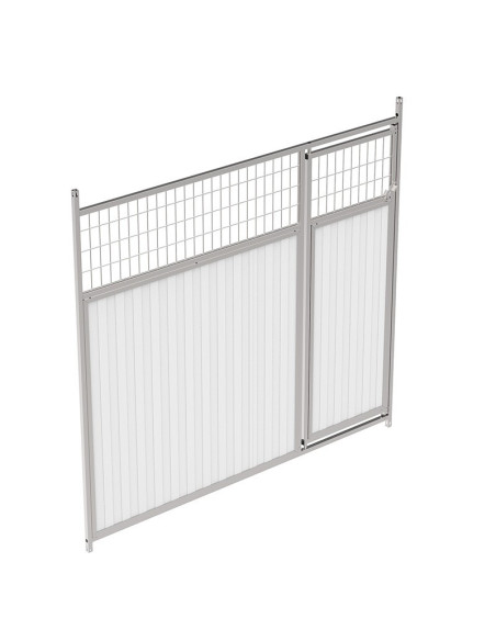 Canine front box with 30 mm sandwich panel, without feeders, front 200 cm