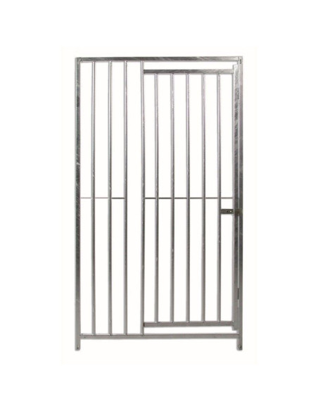 Front of ECO dog boxes, 8 cm bars, 100 cm front