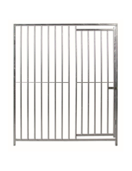 Façade des boxes pour chiens ECO, barres 8 cm, façade 150 cm