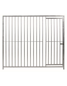 Frente de boxes para perros ECO, barras 8 cm, frente 200 cm