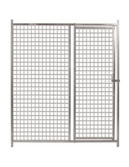 Frente de boxes para perros ECO, malla 3x10 cm, frente 150 cm