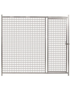 Façade des boxes pour chiens ECO, maille 3x10 cm, façade...