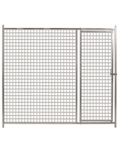 Front of ECO dog boxes, mesh 3x10 cm, front 200 cm