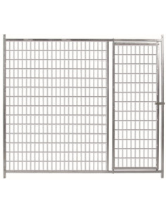 Front of ECO dog boxes, mesh 5x10 cm, front 200 cm