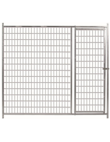 Front of ECO dog boxes, mesh 5x10 cm, front 200 cm
