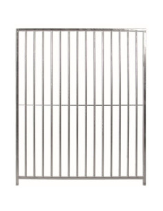 Côté des boxes pour chiens ECO, barres 8 cm, façade 150 cm