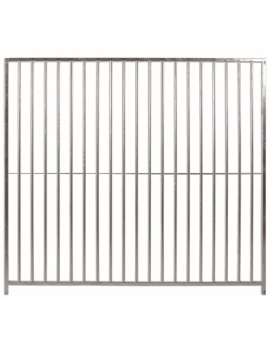 Side of ECO dog boxes, bars 8 cm, front 200 cm