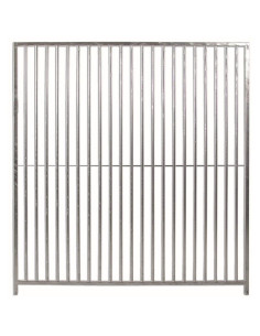 Side of ECO dog boxes, 5 cm bars, 150 cm front