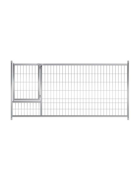Frente com malha para caixas para cachorros medindo 1,5 x 1 m, frente 150 cm