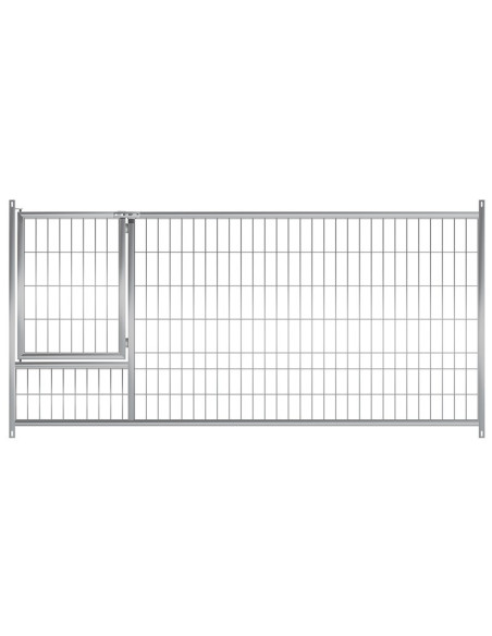 Frente con malla para boxes de cachorros de 1,5 x 1 m, frente 200 cm