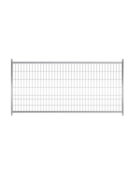 Lateral con malla para boxes de cachorros de 1,5 x 1 m, frente 150 cm