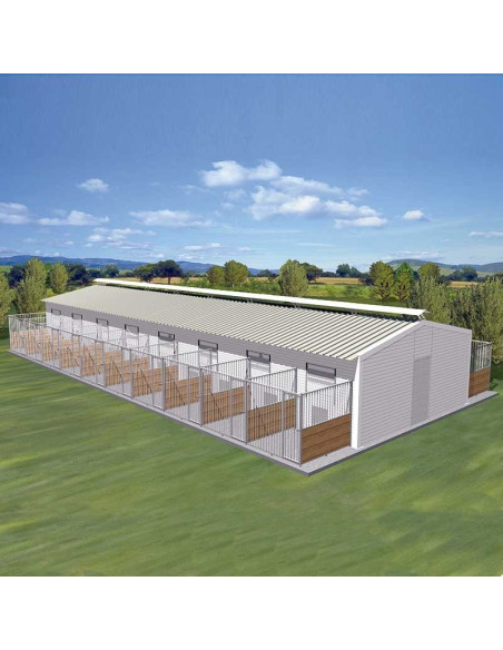 Lateral das caixas para cães ECO, malha 5x10 cm, frente 100 cm